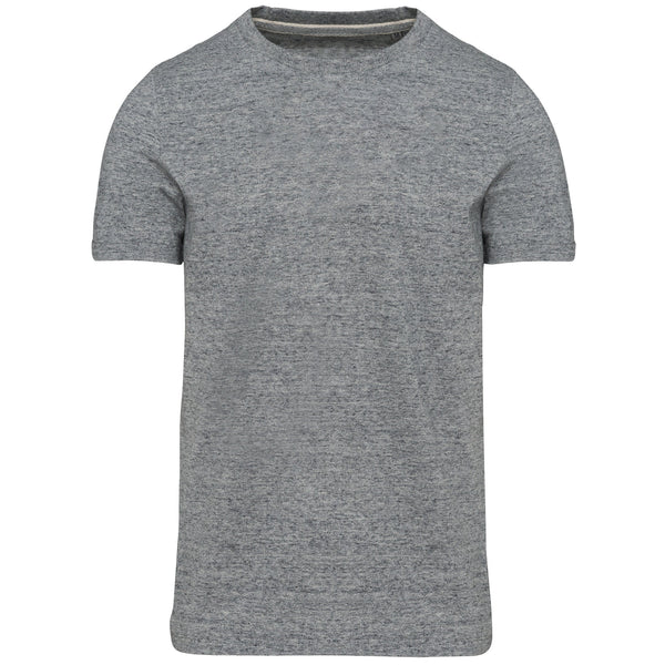 T-shirt vintage de homem de manga curta-Slub Grey Heather-S-RAG-Tailors-Fardas-e-Uniformes-Vestuario-Pro