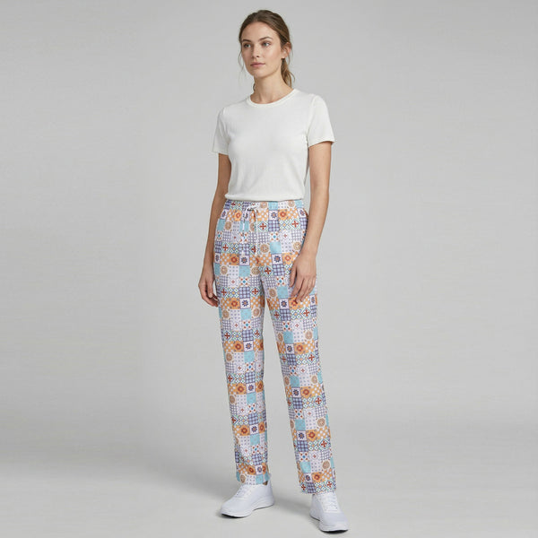 Calça Unissexo em Algodão Estampado