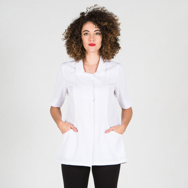 Túnica Abeli-Branco - 101-XS-RAG-Tailors-Fardas-e-Uniformes-Vestuario-Pro