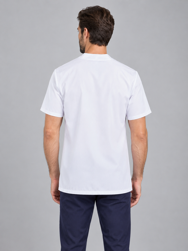 TÚNICA DE MANGA CURTA INDÚSTRIA ALIMENTAR-RAG-Tailors-Fardas-e-Uniformes-Vestuario-Pro