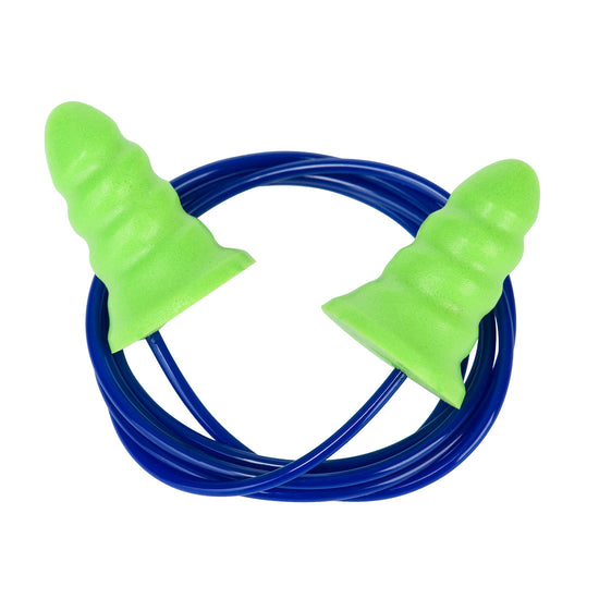 Tampões auriculares descartáveis em PU com fio e baixa atenuação (200 pares)-Verde-Único-RAG-Tailors-Fardas-e-Uniformes-Vestuario-Pro