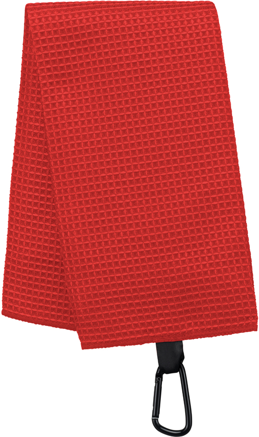 Toalha de Golfe Favo de Mel 50 x 40 cm-Vermelho-Único-RAG-Tailors-Fardas-e-Uniformes-Vestuario-Pro