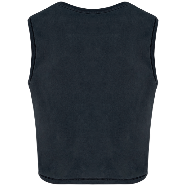 Top Curto Sem Mangas de Senhora em Algodão Biológico-RAG-Tailors-Fardas-e-Uniformes-Vestuario-Pro