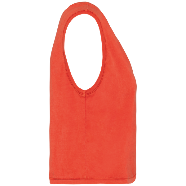Top Curto Sem Mangas de Senhora em Algodão Biológico-RAG-Tailors-Fardas-e-Uniformes-Vestuario-Pro
