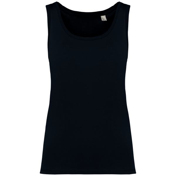 Top de Alças Senhora em Algodão Biológico-Preto-XS-RAG-Tailors-Fardas-e-Uniformes-Vestuario-Pro