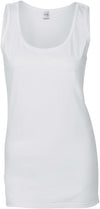 Top de senhora de cavas Softstyle-Branco-S-RAG-Tailors-Fardas-e-Uniformes-Vestuario-Pro