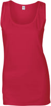 Top de senhora de cavas Softstyle-Cherry Vermelho-S-RAG-Tailors-Fardas-e-Uniformes-Vestuario-Pro