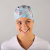 Touca Cirurgica Microfibra Folhas-C/elástico-Único-RAG-Tailors-Fardas-e-Uniformes-Vestuario-Pro