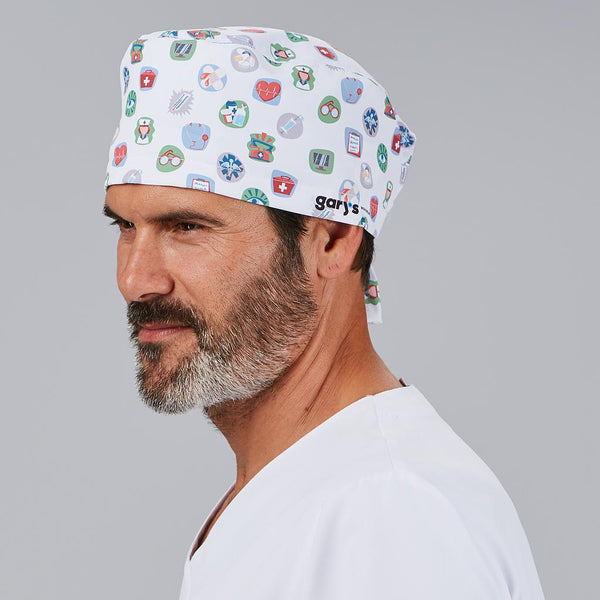 Touca Cirúrgica com Atilhos estampas-RAG-Tailors-Fardas-e-Uniformes-Vestuario-Pro