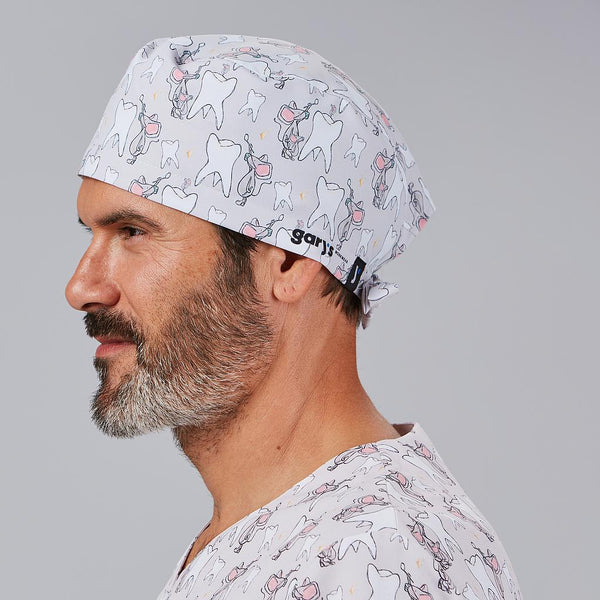 Touca Cirúrgica com Atilhos estampas-RAG-Tailors-Fardas-e-Uniformes-Vestuario-Pro