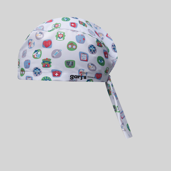 Touca Cirúrgica com Atilhos estampas-Vital-Único-RAG-Tailors-Fardas-e-Uniformes-Vestuario-Pro