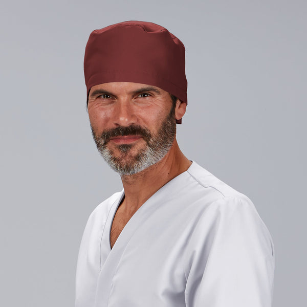 Touca Cirúrgica c/tiras Mil em Microfibra-Bordeaux - 112-Único-RAG-Tailors-Fardas-e-Uniformes-Vestuario-Pro