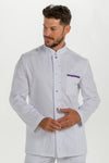 Túnica Almeria m\comprida-Violeta-XS / (SP)-RAG-Tailors-Fardas-e-Uniformes-Vestuario-Pro