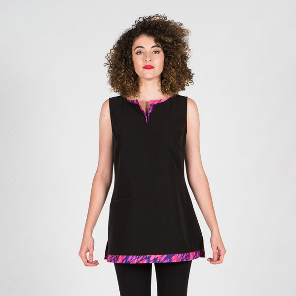 Túnica Aselia-Preto - 001-XS-RAG-Tailors-Fardas-e-Uniformes-Vestuario-Pro