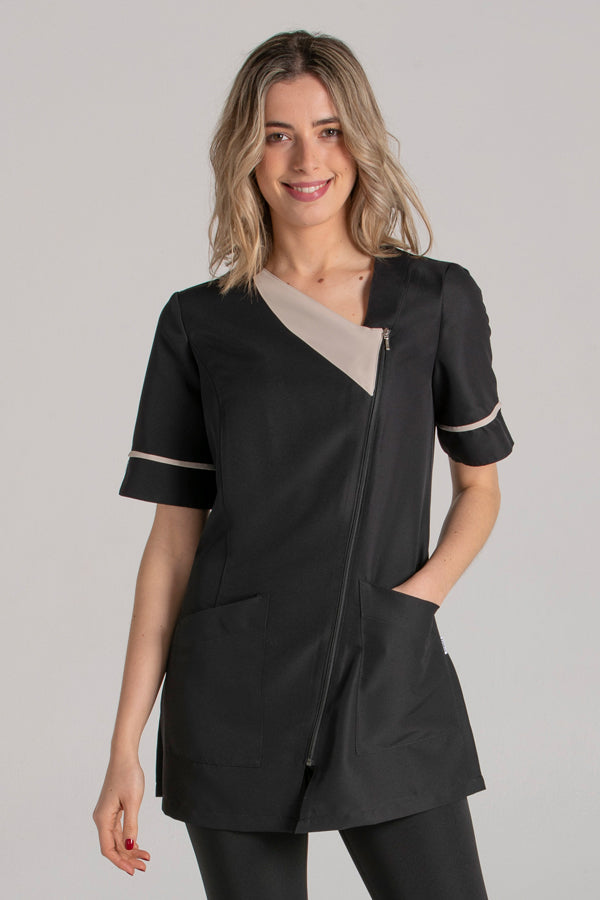 Túnica Barcelona m\curta-Preto - 571-XS / (SP)-RAG-Tailors-Fardas-e-Uniformes-Vestuario-Pro