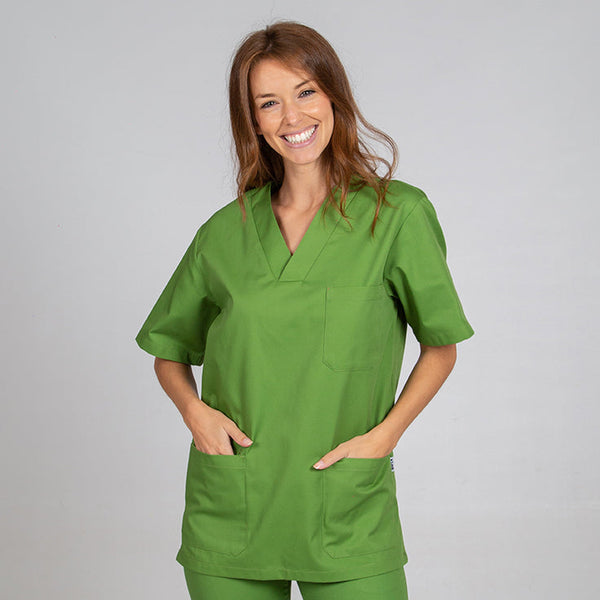 Túnica Básica Unissexo Sarja-Verde Oliveira 121-XS-RAG-Tailors-Fardas-e-Uniformes-Vestuario-Pro