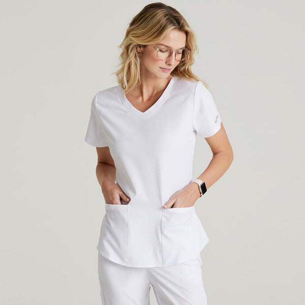 Túnica Breeze Senhora Eco-Stretch-Branco-10-XS-RAG-Tailors-Fardas-e-Uniformes-Vestuario-Pro