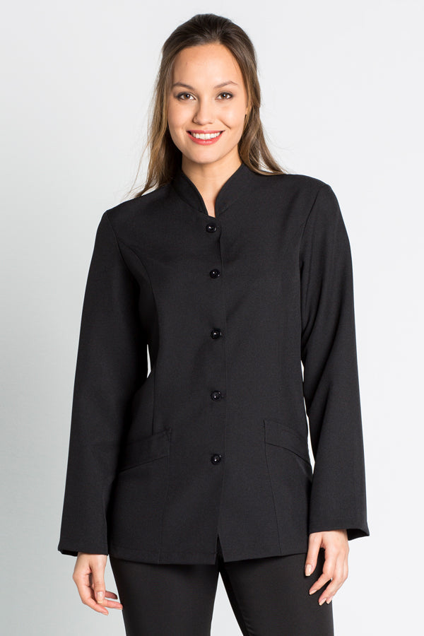 Túnica Burgos m\comprida Sarja-Preto - 571-XS / (SP)-RAG-Tailors-Fardas-e-Uniformes-Vestuario-Pro