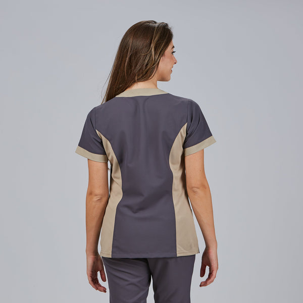 Túnica CASSANDRA com Botão Oculto-RAG-Tailors-Fardas-e-Uniformes-Vestuario-Pro