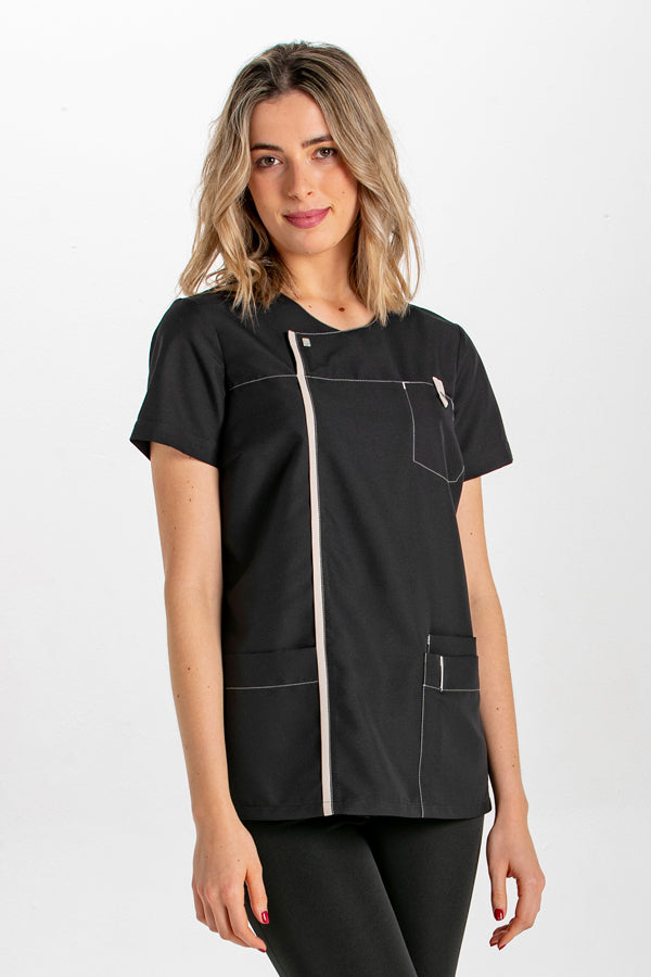 Túnica Cádiz m\curta-Preto - 571-XS / (SP)-RAG-Tailors-Fardas-e-Uniformes-Vestuario-Pro