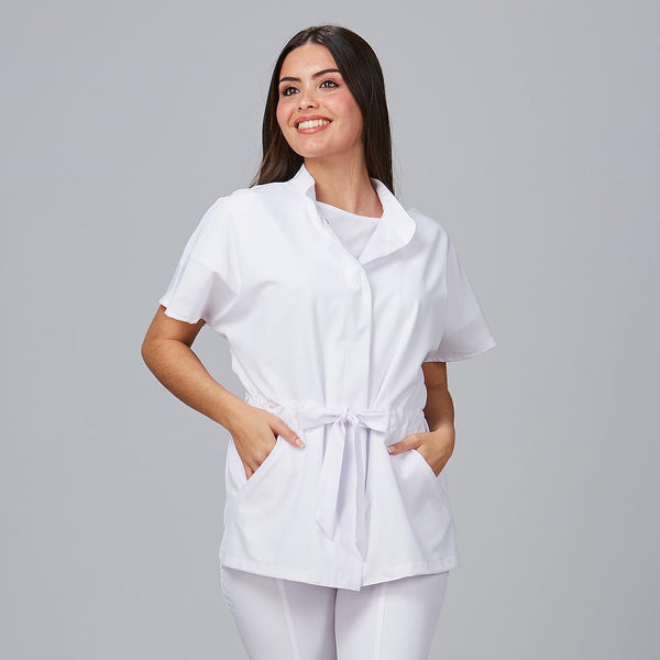 Tunica-Casaco Feminina Sesimbra-Branco - 101-XS-RAG-Tailors-Fardas-e-Uniformes-Vestuario-Pro