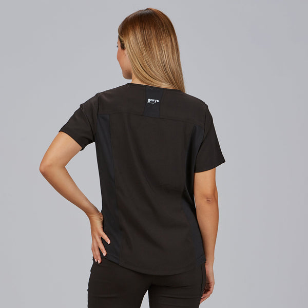 Túnica Dulcinea de Senhora Aberta com Decote em V e Manga Curta-RAG-Tailors-Fardas-e-Uniformes-Vestuario-Pro