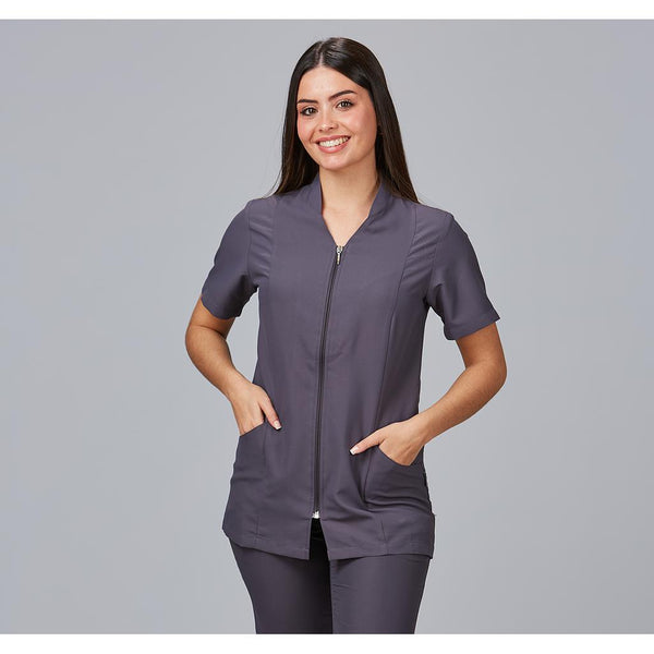 Tunica Feminina Belmonte-Cinza Marengo - 139-XS-RAG-Tailors-Fardas-e-Uniformes-Vestuario-Pro