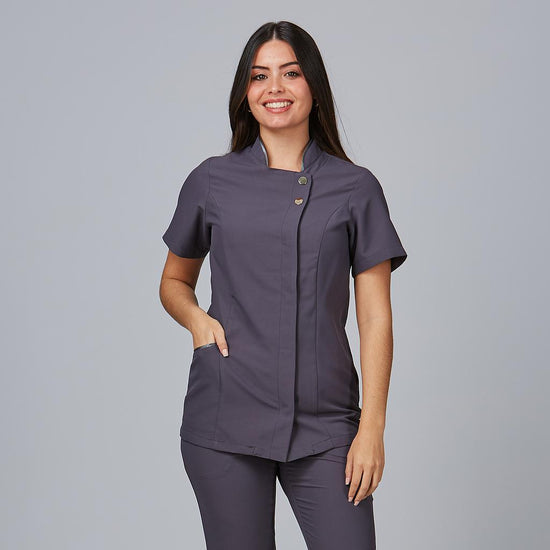Túnica Feminina Maiorca-Cinza Marengo - 139-XS-RAG-Tailors-Fardas-e-Uniformes-Vestuario-Pro