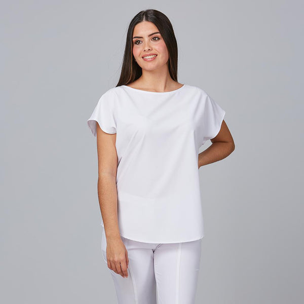 Tunica Feminina Sagres-Branco - 101-XS-RAG-Tailors-Fardas-e-Uniformes-Vestuario-Pro