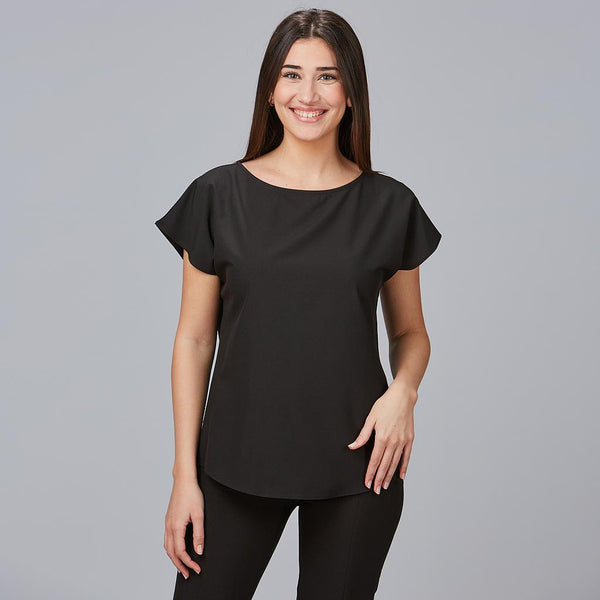Tunica Feminina Sagres-Preto - 001-XS-RAG-Tailors-Fardas-e-Uniformes-Vestuario-Pro