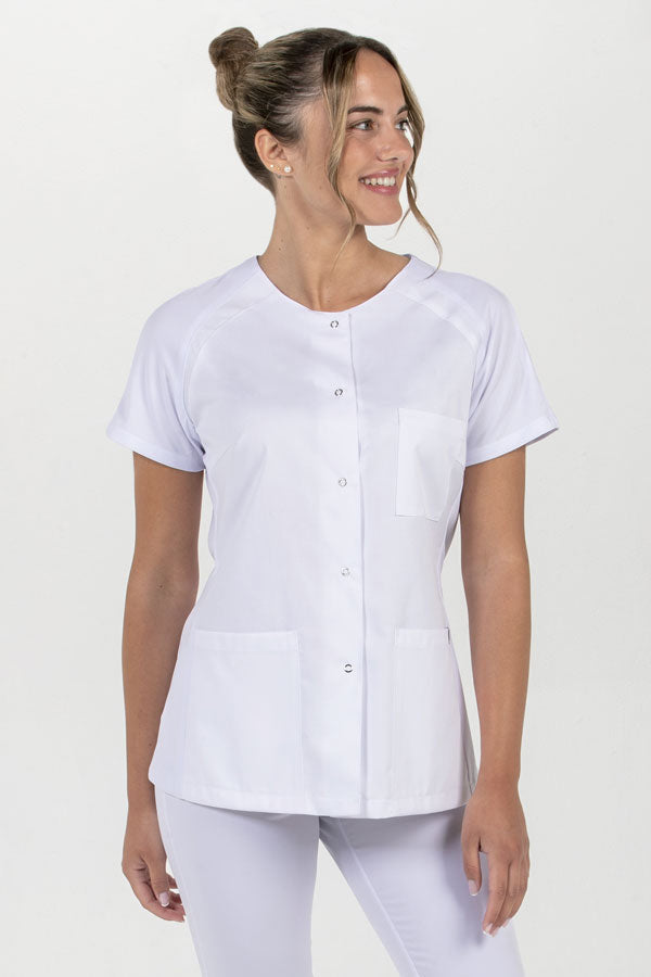 Túnica Feminina São Pedro-Branco-XS / (SP)-RAG-Tailors-Fardas-e-Uniformes-Vestuario-Pro