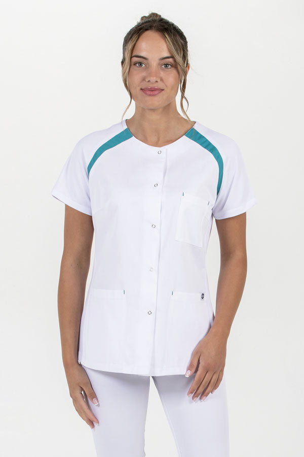 Túnica Feminina São Pedro-Verde-XS / (SP)-RAG-Tailors-Fardas-e-Uniformes-Vestuario-Pro