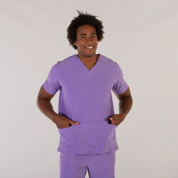 Túnica Homem Microfibra 360 Tadeo-Lilás - 123-XS-RAG-Tailors-Fardas-e-Uniformes-Vestuario-Pro
