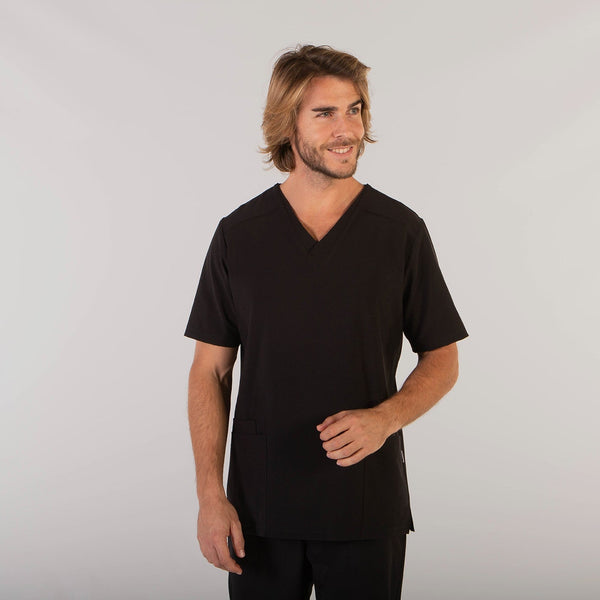 Túnica Homem Microfibra 360 Tadeo-Preto - 001-XS-RAG-Tailors-Fardas-e-Uniformes-Vestuario-Pro