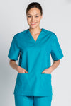 Túnica Médica Bilbao m\curta-Azul Água Marinha-XS / (SP)-RAG-Tailors-Fardas-e-Uniformes-Vestuario-Pro