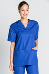 Túnica Médica Bilbao m\curta-Azul Vivo-XS / (SP)-RAG-Tailors-Fardas-e-Uniformes-Vestuario-Pro