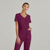 Túnica Médica Carly Top Barco-Bordeaux-65-XS-RAG-Tailors-Fardas-e-Uniformes-Vestuario-Pro