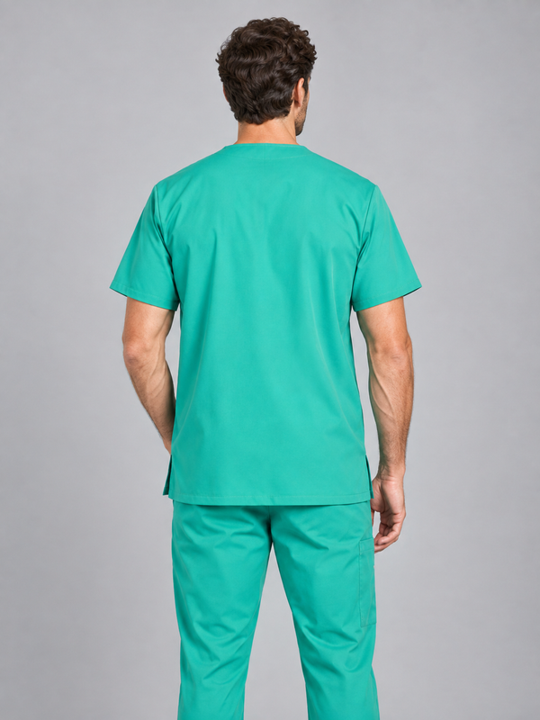Túnica Microfibra Estilo Pijama de Manga Curta Matteu-RAG-Tailors-Fardas-e-Uniformes-Vestuario-Pro