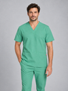Túnica Microfibra Estilo Pijama de Manga Curta Matteu-Verde-XS-RAG-Tailors-Fardas-e-Uniformes-Vestuario-Pro