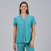 Túnica Mulher Aberta M/C MARLA-Turquesa - 115-XS-RAG-Tailors-Fardas-e-Uniformes-Vestuario-Pro
