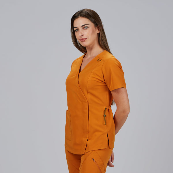 Túnica Mulher Franzido Costas M/C ELIRA-RAG-Tailors-Fardas-e-Uniformes-Vestuario-Pro
