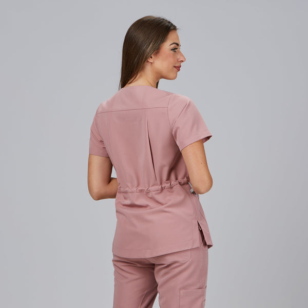 Túnica Mulher Franzido Costas M/C ELIRA-RAG-Tailors-Fardas-e-Uniformes-Vestuario-Pro
