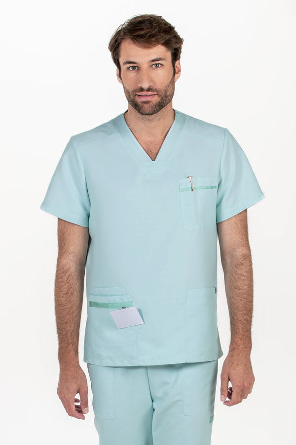 Túnica Pijama Saúde Homem piqué-Verde-XS / (SP)-RAG-Tailors-Fardas-e-Uniformes-Vestuario-Pro