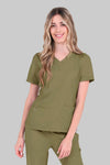 Túnica Pijama Saúde Senhora piqué-Caqui - 344-XS / (SP)-RAG-Tailors-Fardas-e-Uniformes-Vestuario-Pro