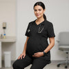 Túnica Pré-Mamã de Manga Curta Mariona-Preto - 001-XS-RAG-Tailors-Fardas-e-Uniformes-Vestuario-Pro
