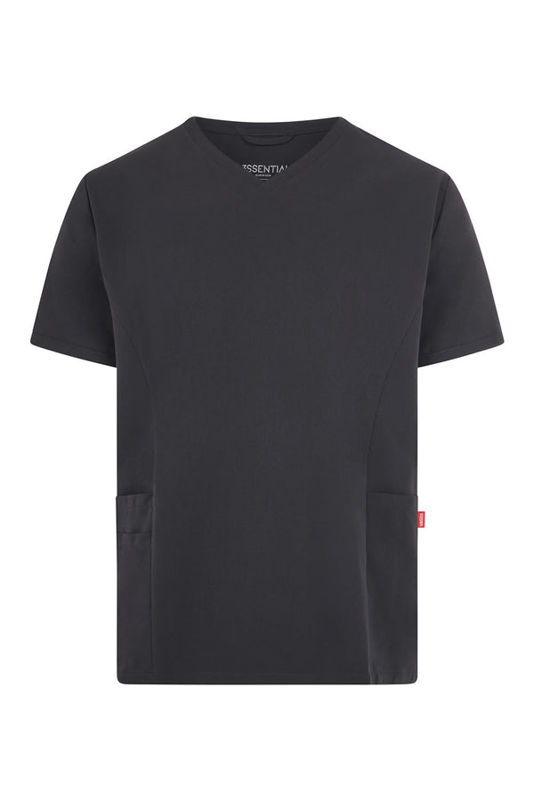 Túnica PureStretch Essential Unissexo de manga curta CYRUS-Cinza Escuro - 42-XS-RAG-Tailors-Fardas-e-Uniformes-Vestuario-Pro