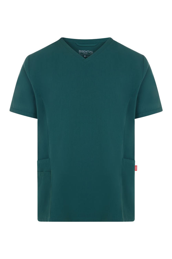 Túnica PureStretch Essential Unissexo de manga curta CYRUS-Verde Selva - 40-XS-RAG-Tailors-Fardas-e-Uniformes-Vestuario-Pro