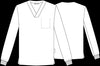 Túnica Sanitária Unissexo Gola em Pico M/L Punho Acrílico-RAG-Tailors-Fardas-e-Uniformes-Vestuario-Pro