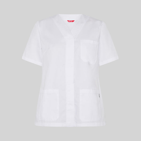 Túnica Sanitária de Senhora Botão Pressão Manga Curta-RAG-Tailors-Fardas-e-Uniformes-Vestuario-Pro