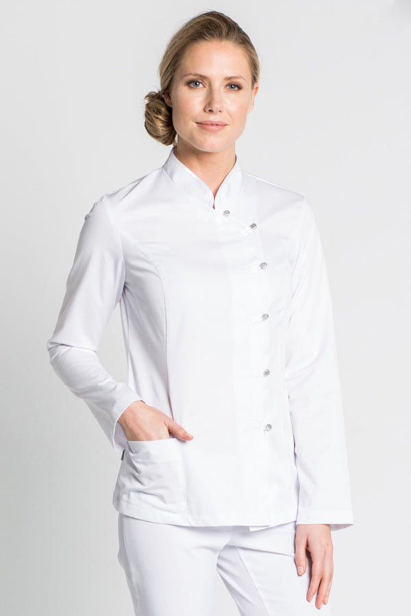 Túnica Saúde Évora - Manga Comprida-Branco-XS / (SP)-RAG-Tailors-Fardas-e-Uniformes-Vestuario-Pro